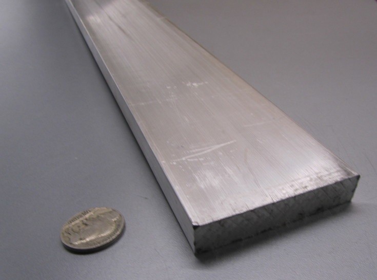 2024 T351 Aluminum Bar, 1/2″ (.500″) Thick x 2.50″ Wide x 24″ Length