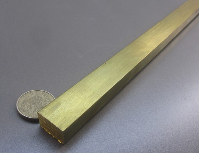 385 Brass Flat Bar 1/2″ Thick x 3/4″ Wide x 4 Foot Length