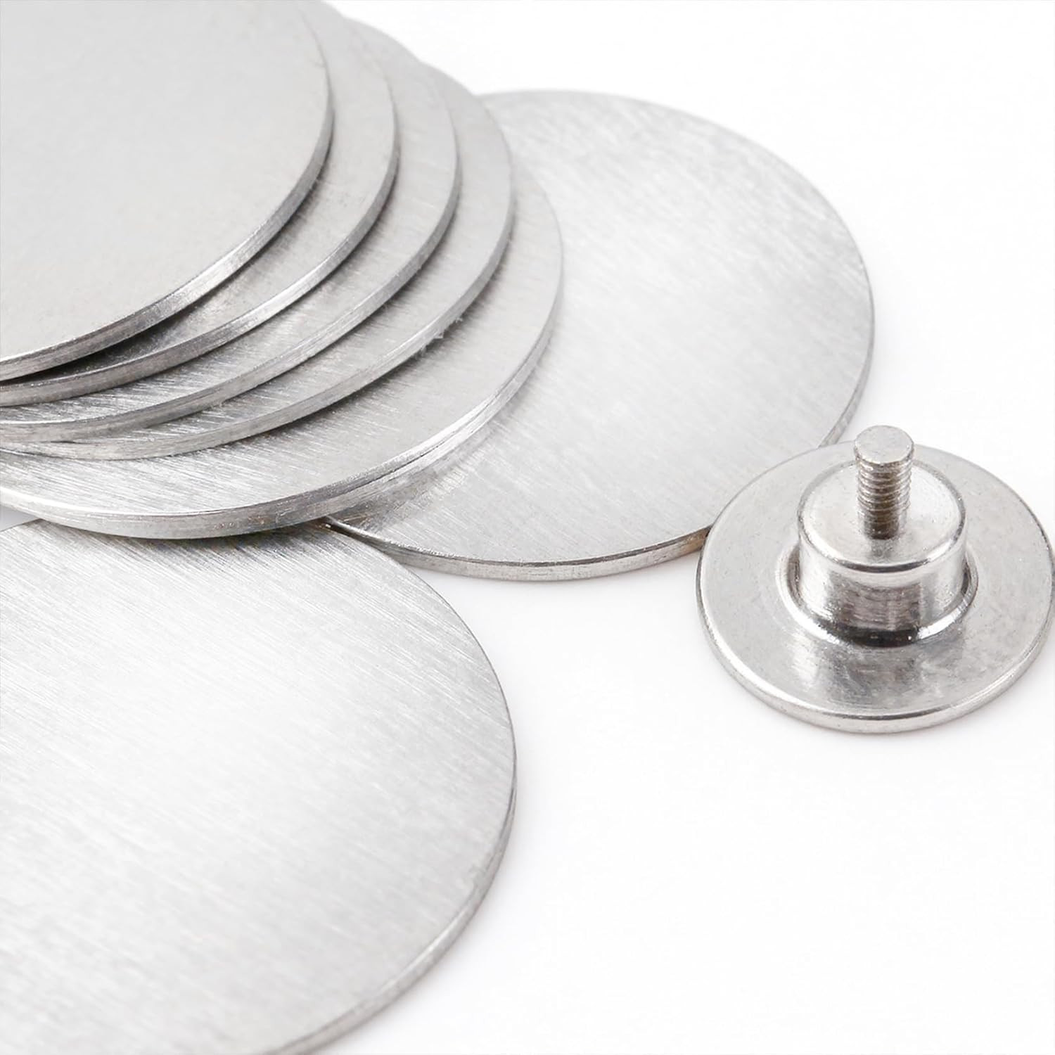 2″ Diameter Aluminum Disc 1060 Aluminum round Sheet Plate Stamping Blanks 9 Gaug