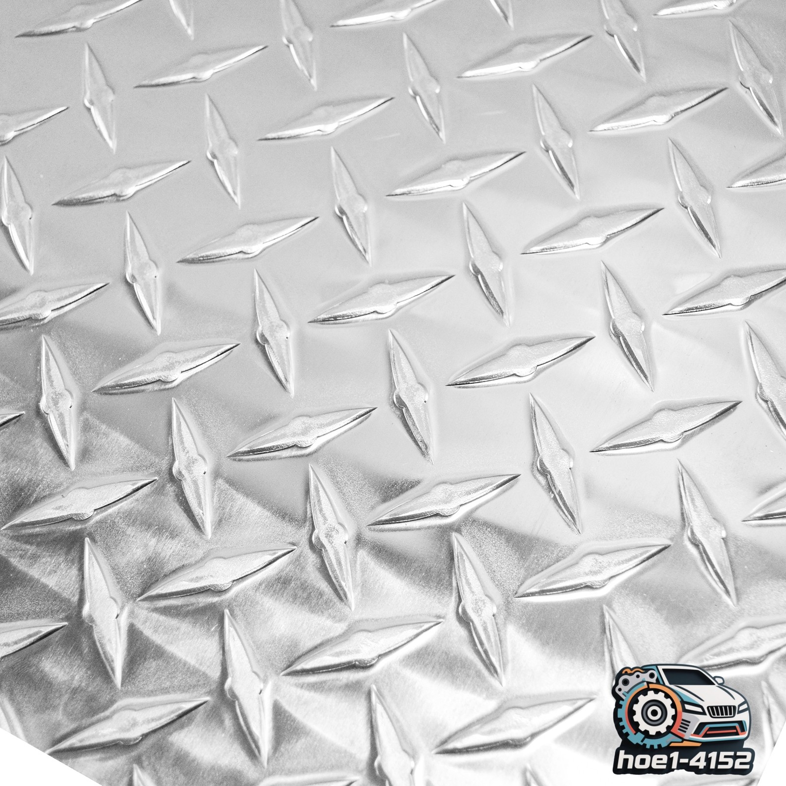 10.63×10.63″ Aluminum Diamond Tread Plate Industrial Metal