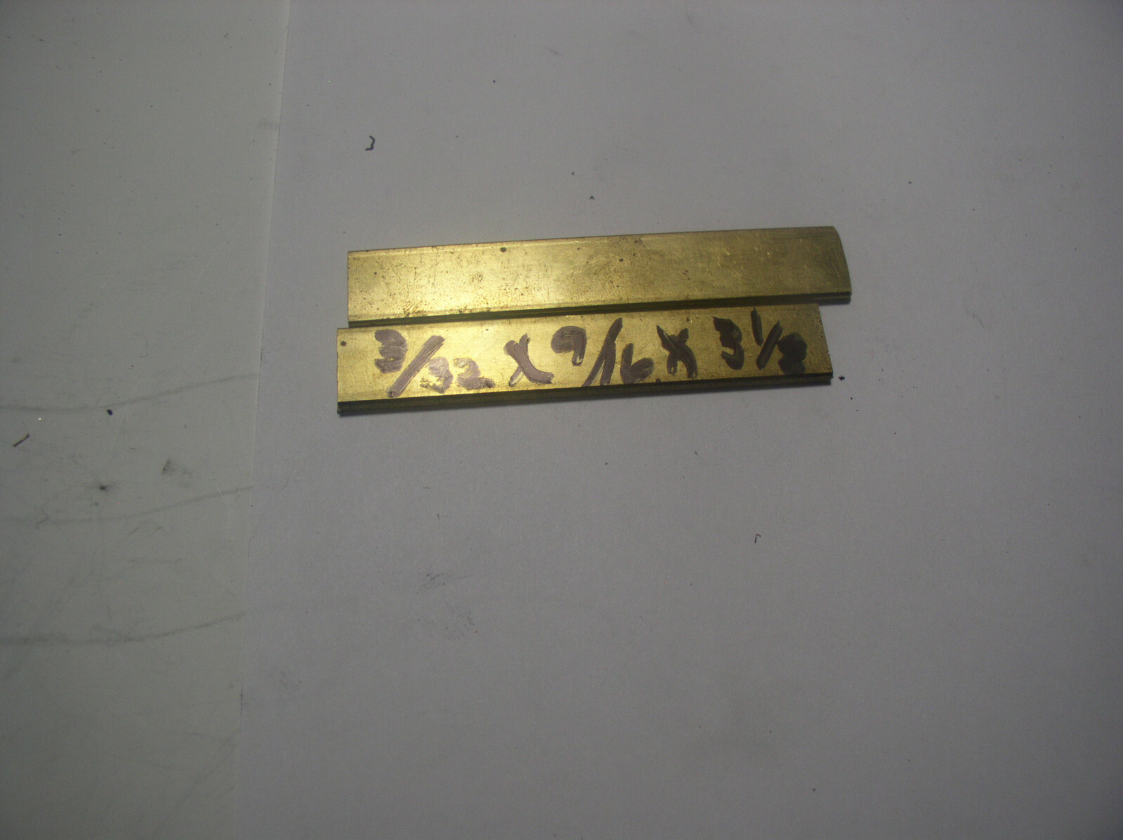 2 PCS. 3/32″ X 9/16″ X 3 1/8″OR LONGER SOLID BRASS FLAT STOCK RADIUS EDGES