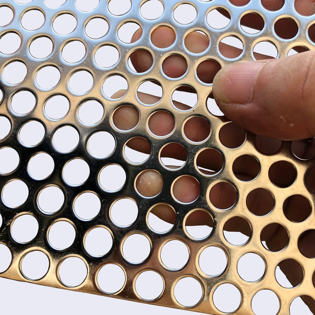 Expanded Metal Mesh Aperture 0.32in 36″x18″ Stainless Steel