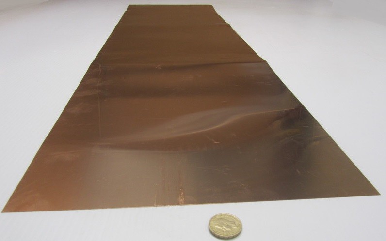 510 Phosphor Bronze Sheet .010″ (+/-.001″) Thick x 12.0″ Wide x 48.0″ Length