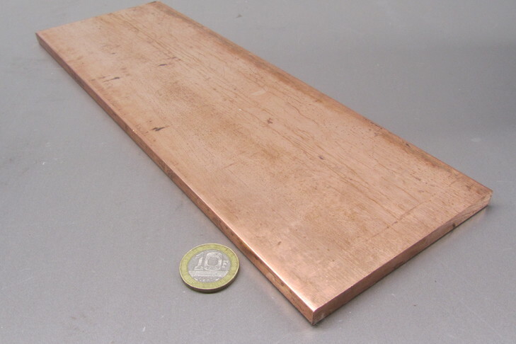 110 Copper Bar 1/2 Hard, 5/16″ Thick x 4.0″ Wide x 12 Inch Length