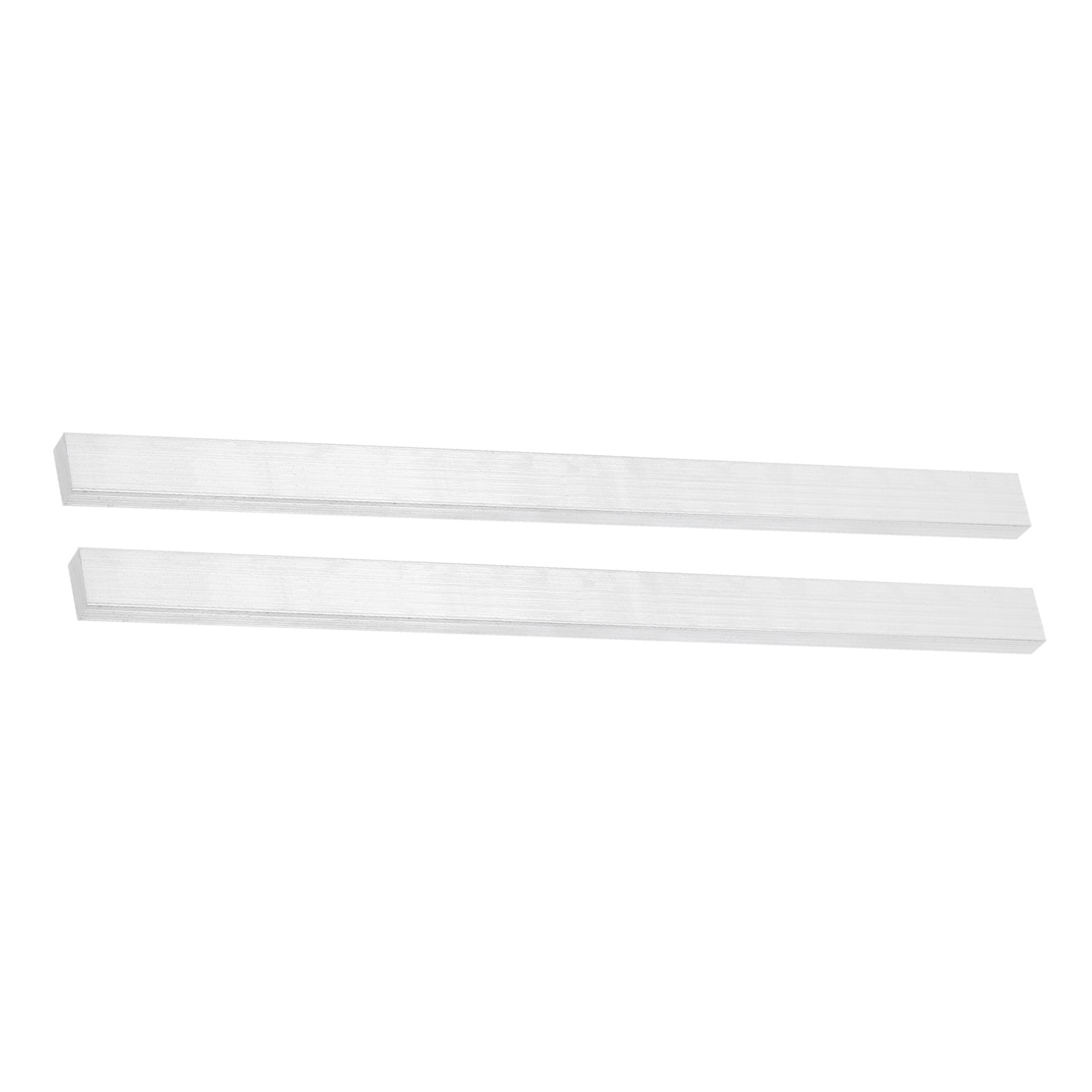 2Pcs Square Aluminum Flat Bar,1/4″ Thickness 3/4″ Width 12″ Length Flat Plate