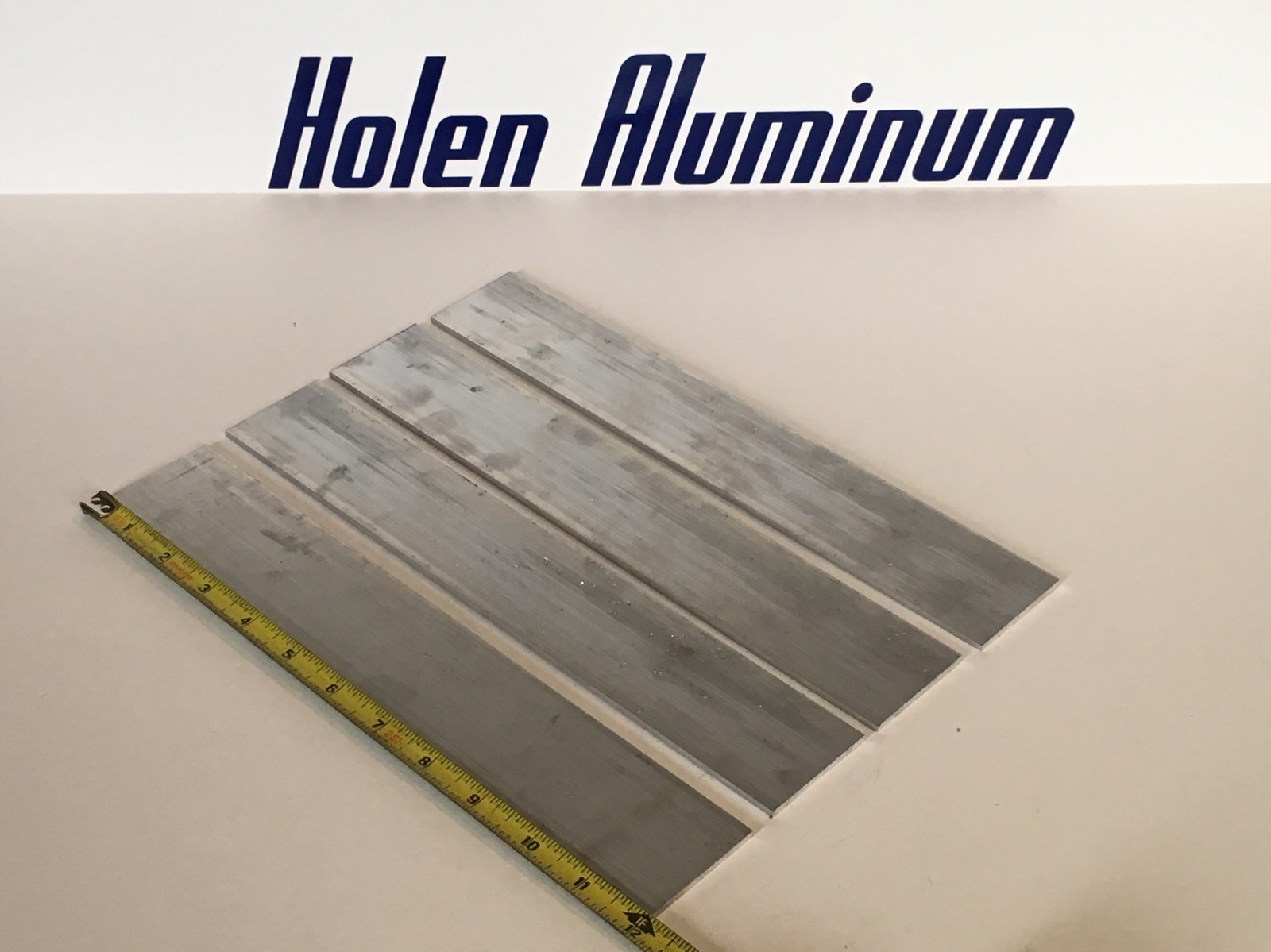 4 Pieces 1/8″ X 2″ X 12″ Long ALUMINUM FLAT BAR STOCK 6061-T6