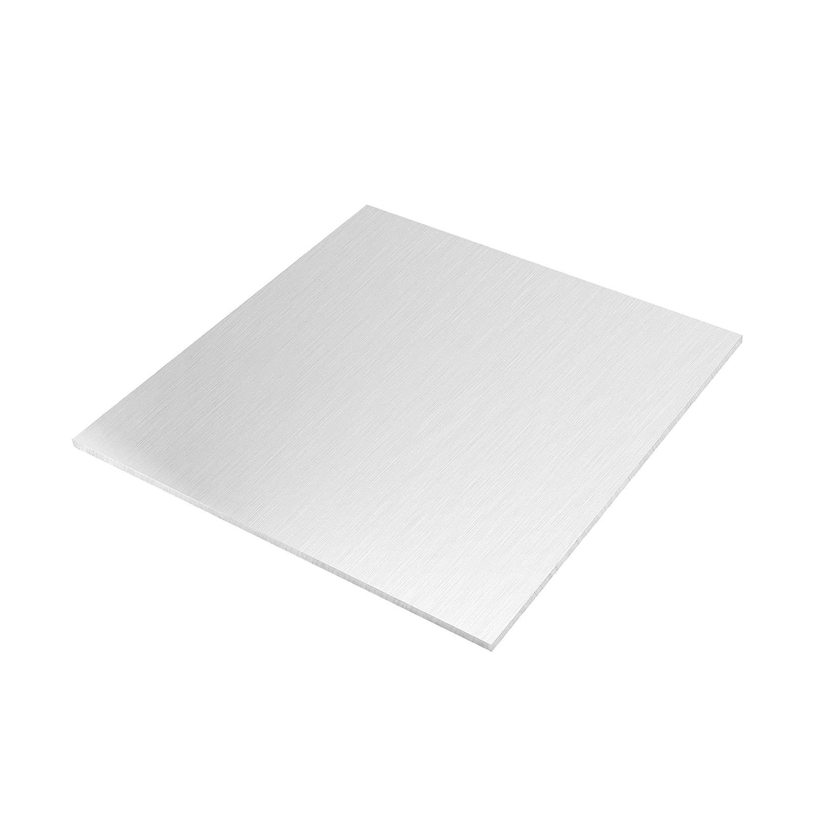 HEIHAK 2 Pack 6061 12 x 12 x 1/4 Inch Aluminum Sheet, T6 Heavy Duty Flat Plai…