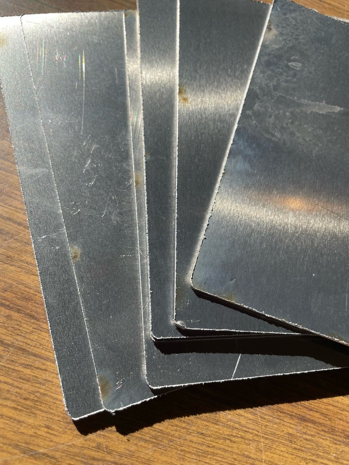 8 Pack .063″ Aluminum Sheet 6.9”X7.1” Plate 5052 Drop Lot 1/16” Maker Hobby