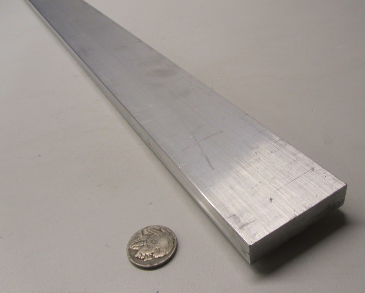 2024 T351 Aluminum Bar, 1/2″ (.500″) Thick x 2.0″ Wide x 36″ Length