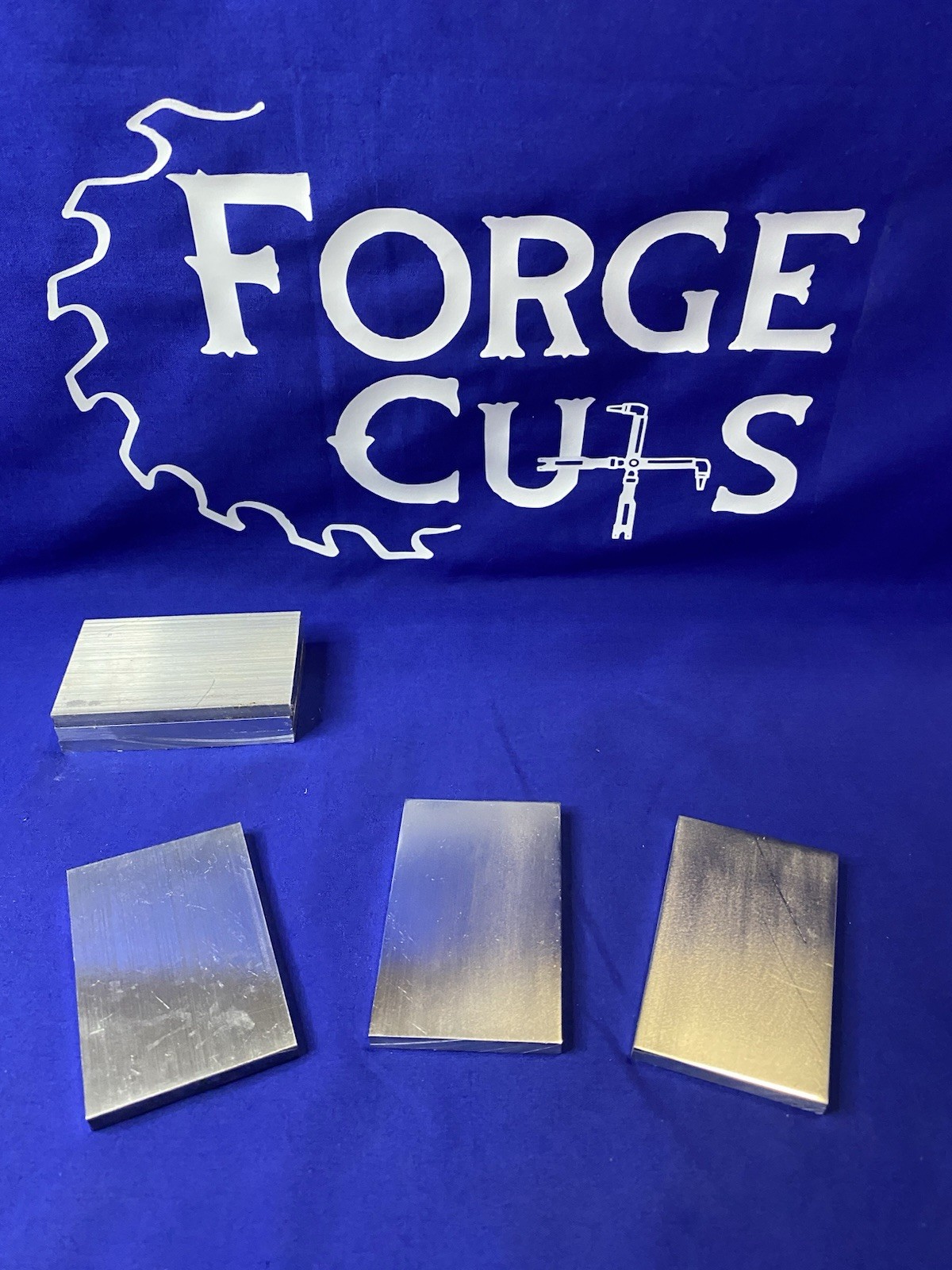 .25 X 1 7/8” X 3” 6061 T6511 (5) Piece aluminum plates flat stock block 1/4”