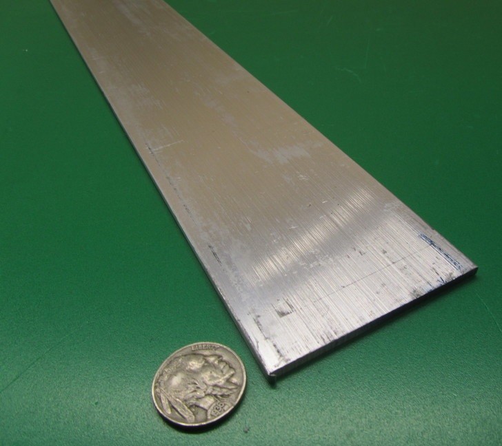 6061 T651 Aluminum Bar, 1/8″ (.125″) Thick x 2 1/2″ Wide x 48″ Length