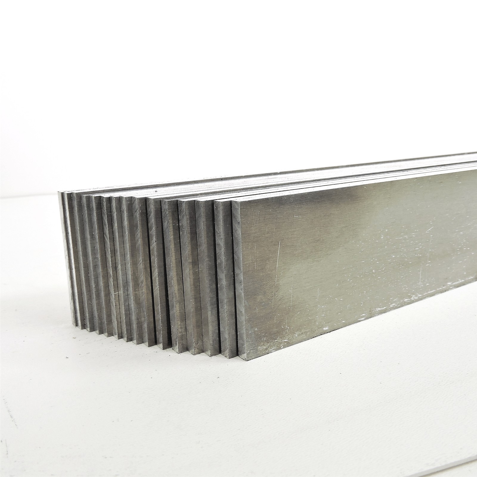 .25″ thick 1/4 Aluminum 6061 PLATE 2″ x 12.625″ Long QTY 15 sku 340581