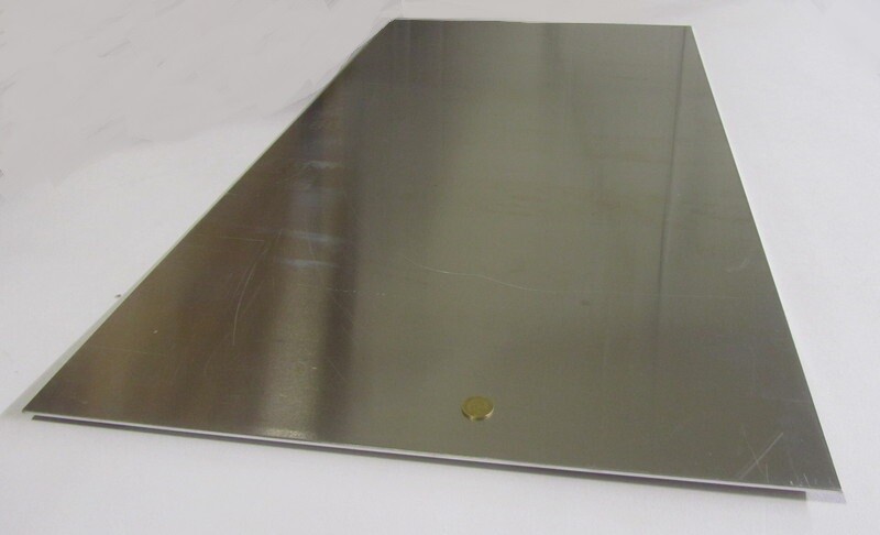 1100 Aluminum Sheet (1/2 Hard- H14) .125″ (1/8″) Thick x 24″ Wide x 48″