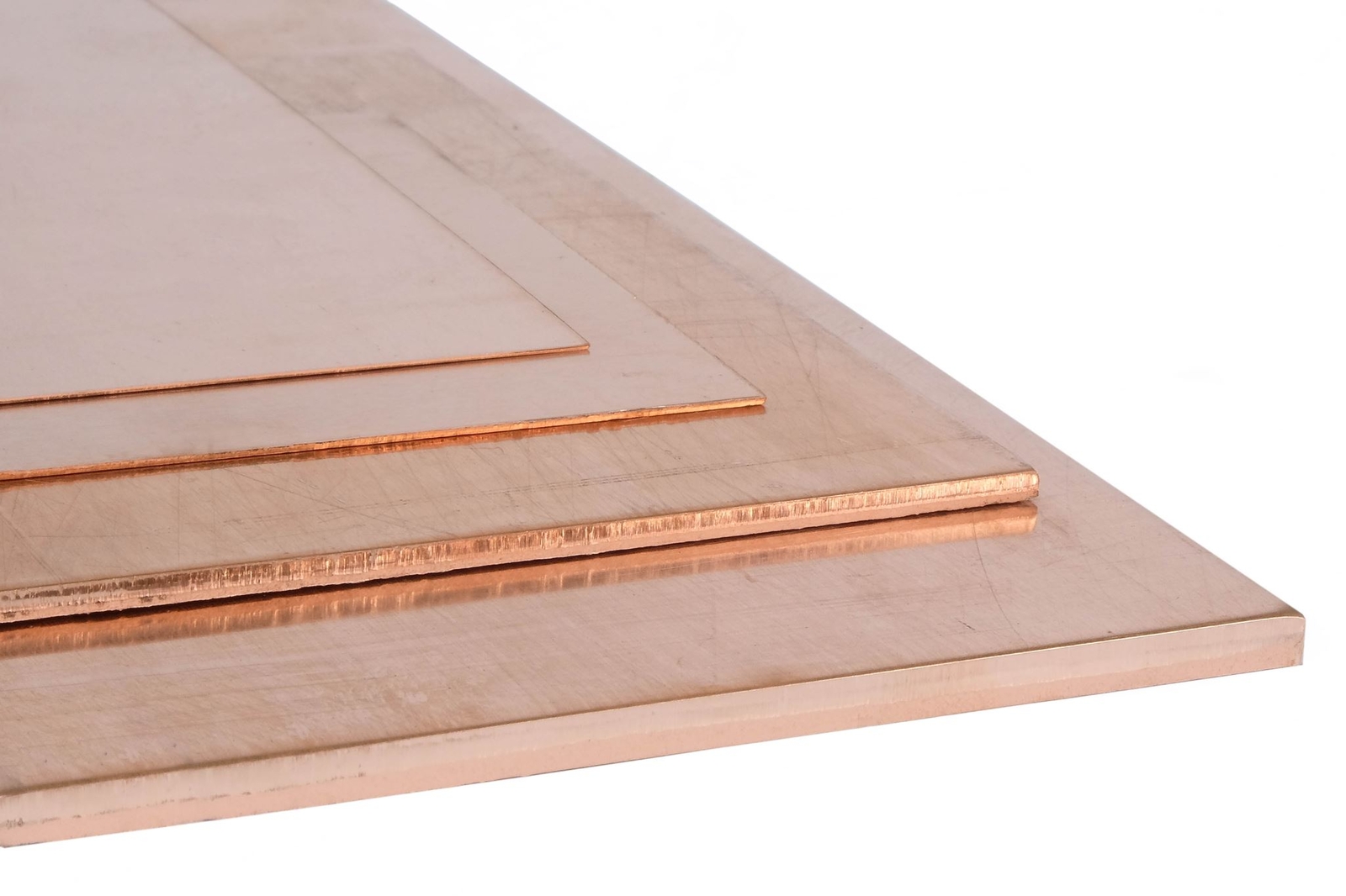 Kupferblech 1.2-3mm Cu 99% Platten Zuschnitt Feinblech nach Maß 100-1000mm