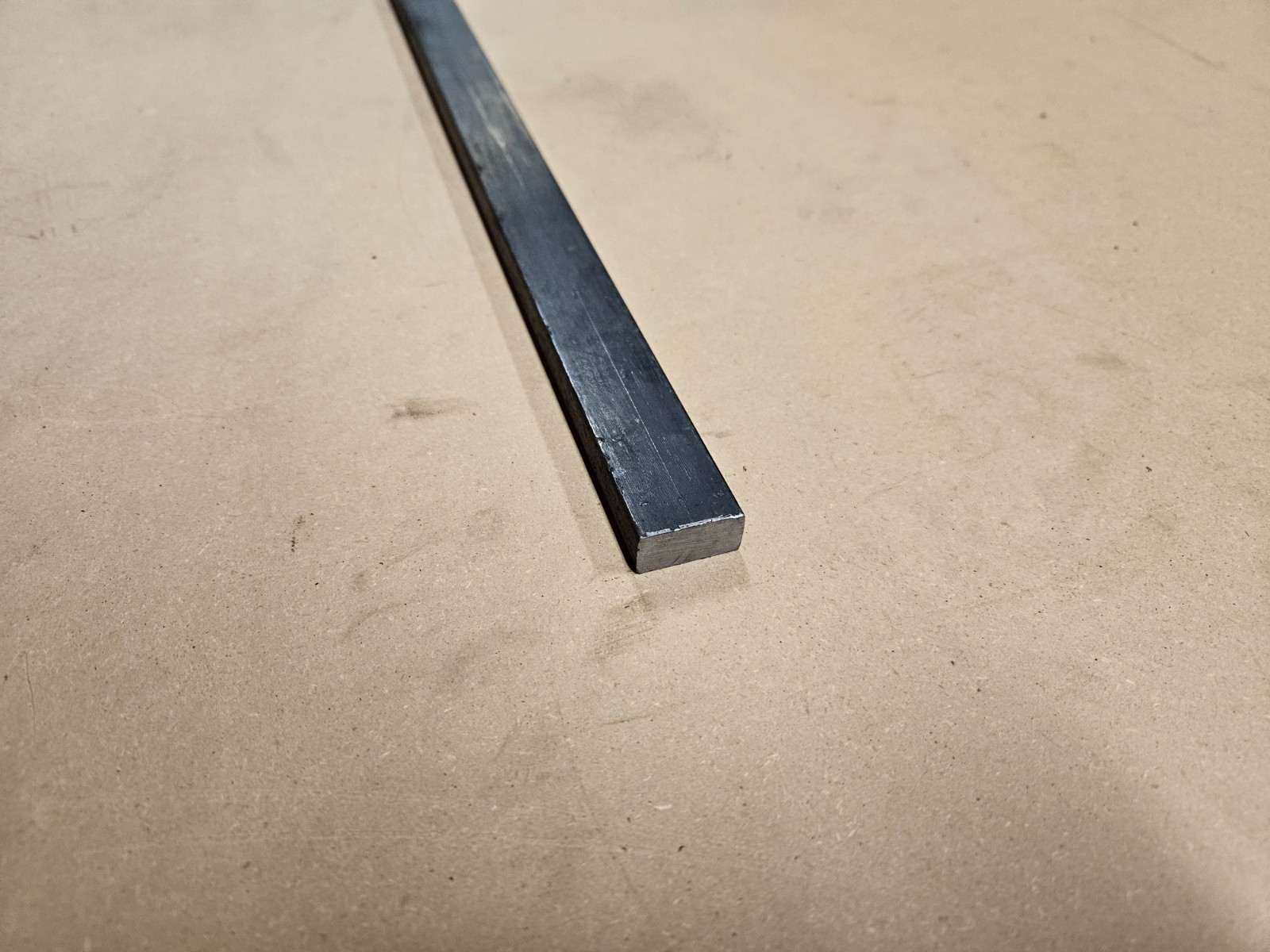 .25″ x 1.25″ Steel Flat Bar x .75″ Long, Hot Rolled Steel