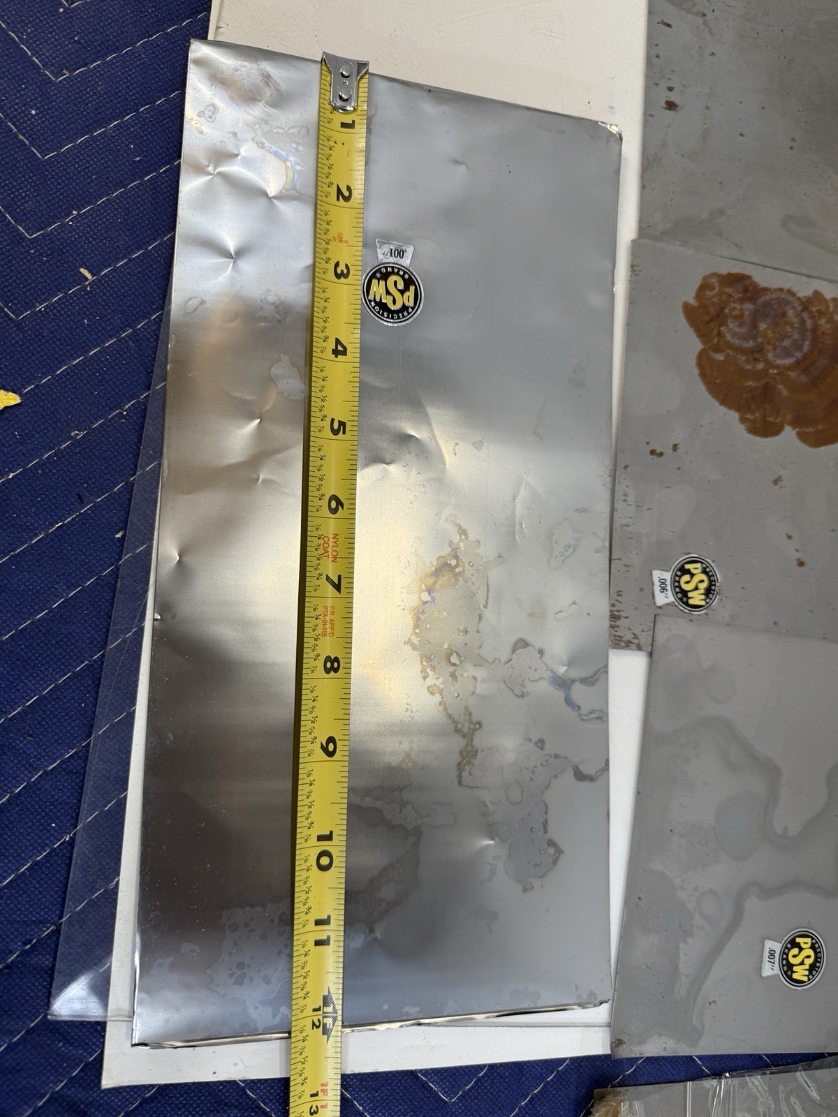 Precision Brand Stainless Steel Shim Stock Assortment Sheets Lot –
