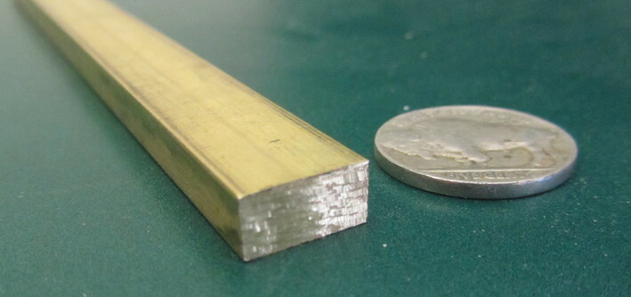 360 Brass Flat Bar 5/16″ Thick x 1/2″ Wide x 72.0″ Length