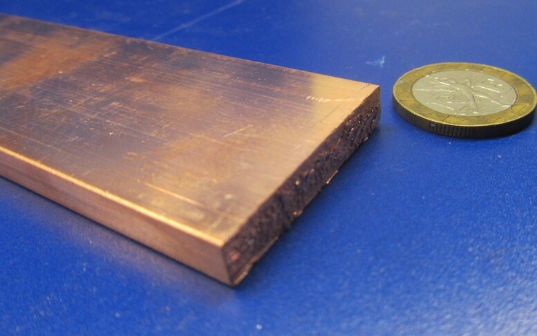 182 Copper Bar 1/4″ Thick x 1 1/2″ Wide x 3 Foot Length