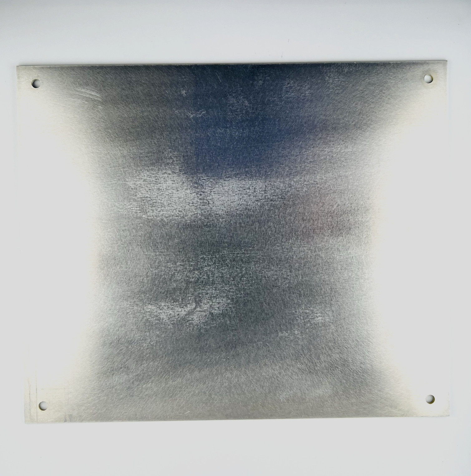 Pack Of 4 Aluminum Sign Sheet Plate 10×12″x 2mm Primed To Paint 6mm Pre-drilled