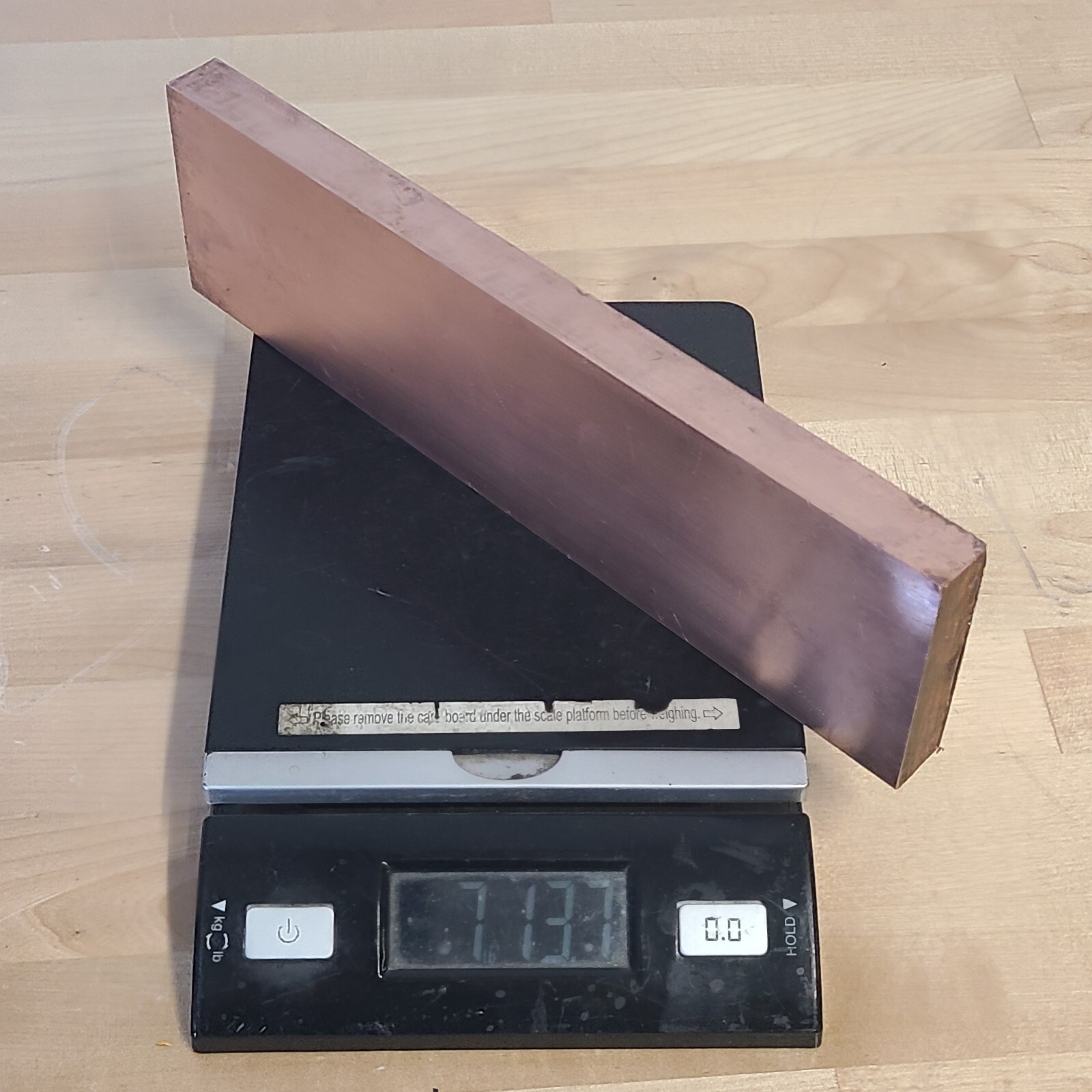 110 Copper Bar 3/4″ Thick x 3.0″ Wide x 11″ length