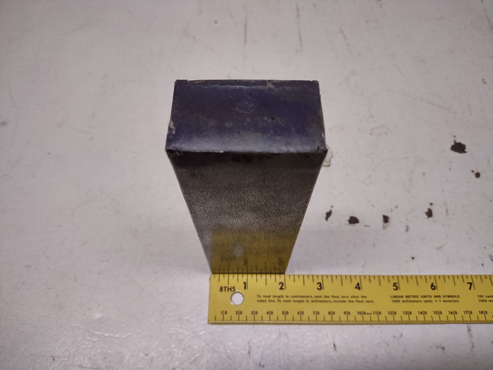 1-1/4″ X 2″ – 1018 COLD ROLLED BAR ( 1 ) PIECE – REMNANT STEEL – BAR END – NEW