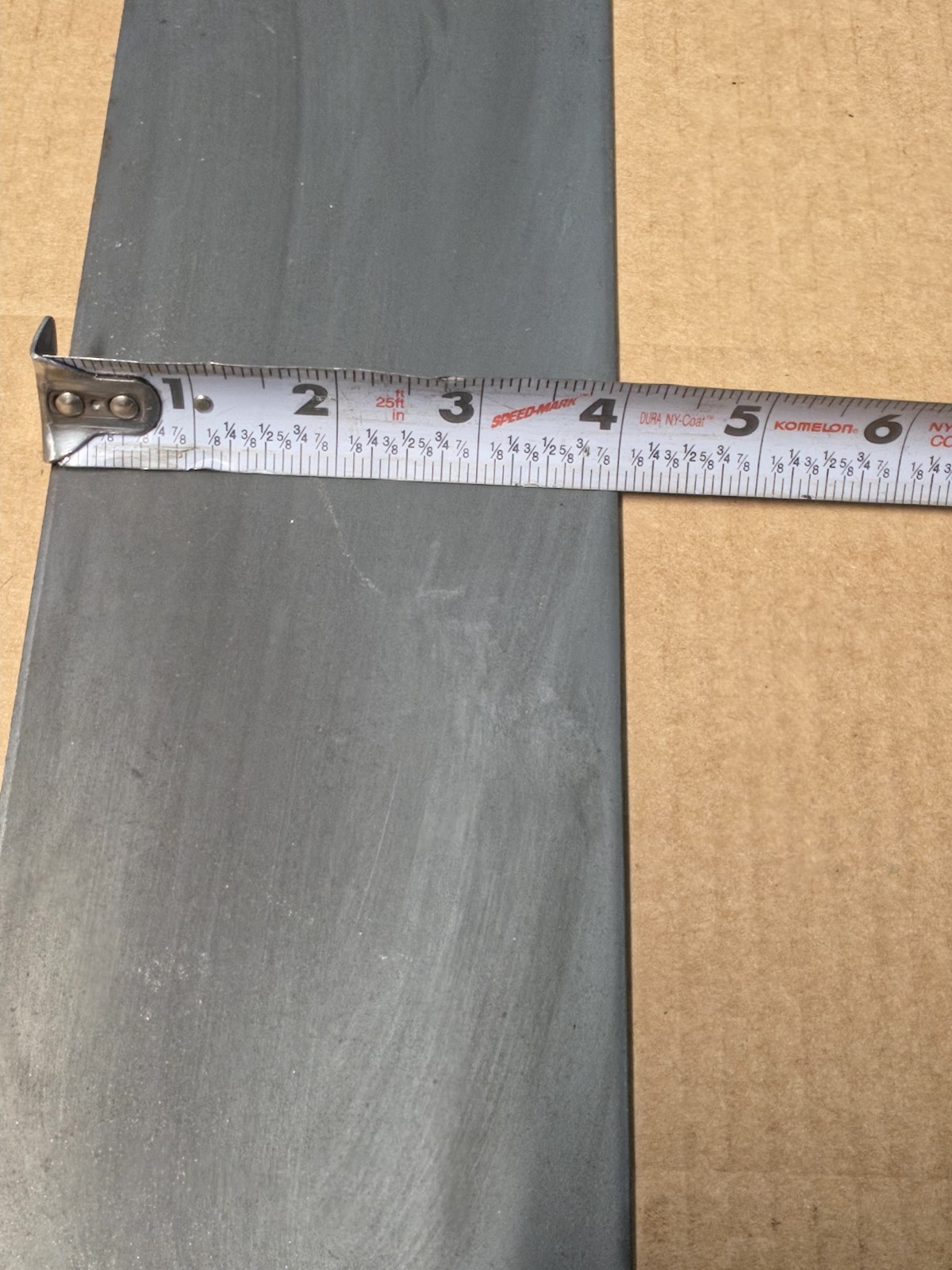 1/8″ Hot Rolled Steel Plate – 4″ x 12″ (A36 Steel) – Raw Flat Bar Stock