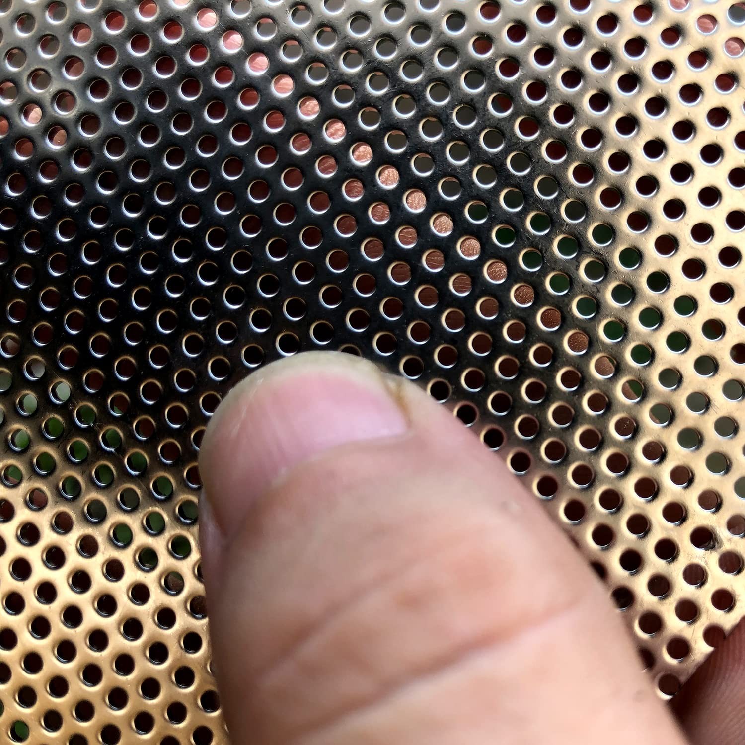 FengYoo Perforated Metal Sheets-Expanded & 11.8″x5.9″, Silver