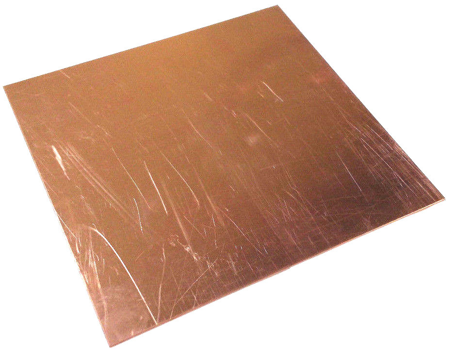 COPPER SHEET / PLATE 1/8 (.125) x 3 x 3