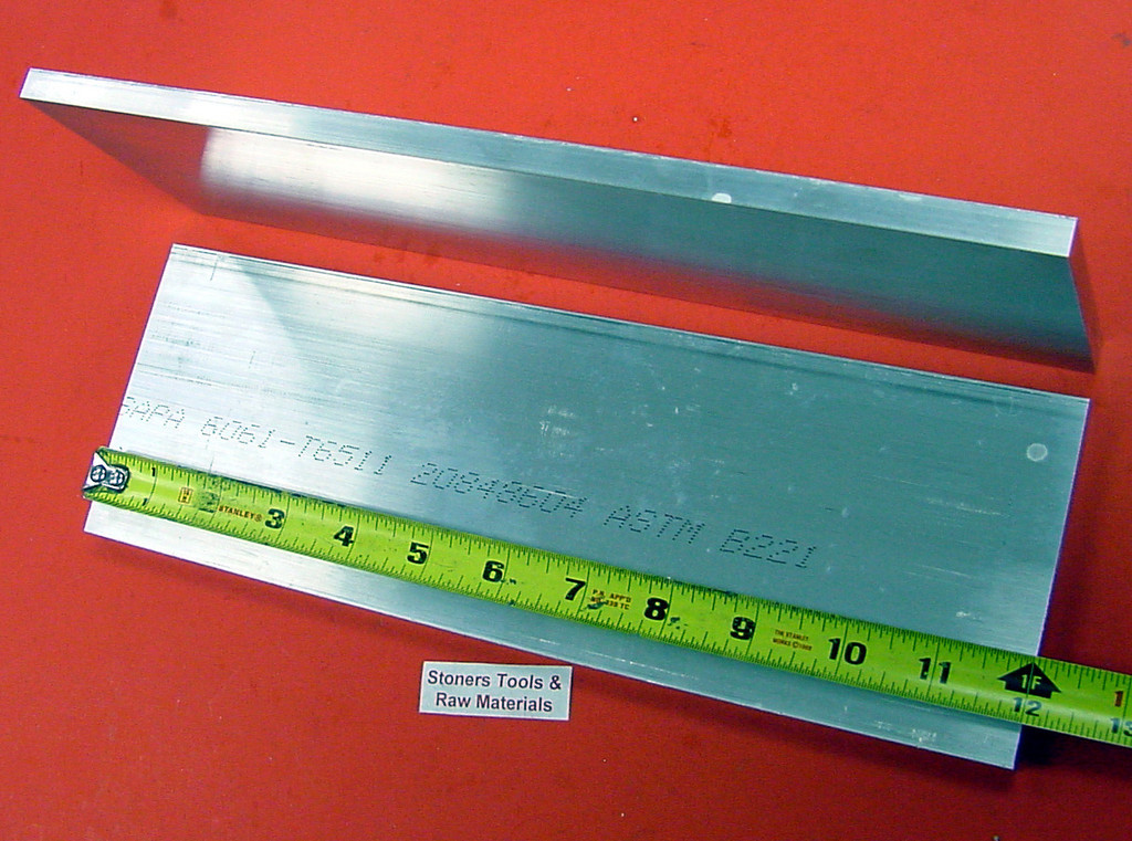 3 Pieces 3/8″ X 4″ ALUMINUM 6061 T6 FLAT BAR 12″ long Solid Extruded Mill Stock