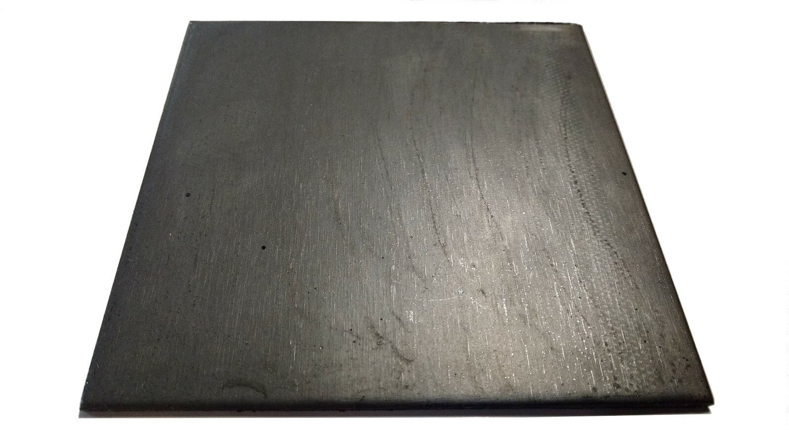 4 Pieces 3in x 3in x 1/8in Steel Flat Plate (0.125in Thick)