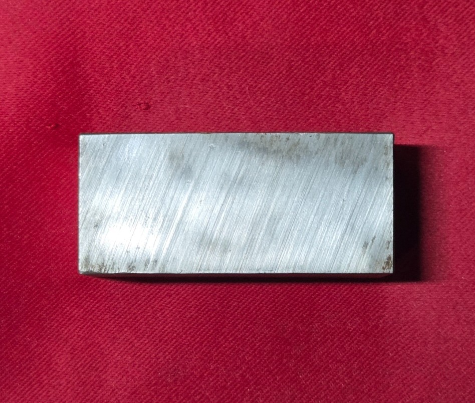 D2 Tool Steel Block Billet 2.80″ L x 1.284″ W x 1.034″ Thick, 1 Lb 0.15 Oz.