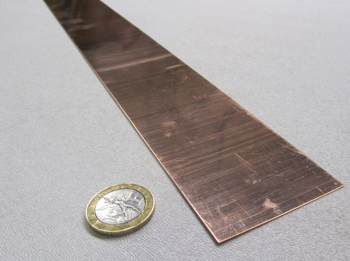 110 Copper Foil Soft Temper .007″ Thick x 2.0″ Wide x 50 Foot Length