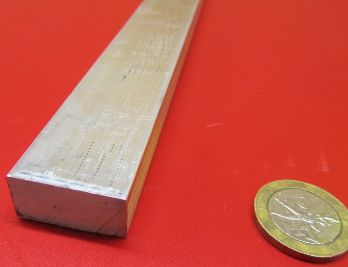 2024 T351 Aluminum Bar, 1/2″ (.500″) Thick x 1.0 Wide x 12″ Length