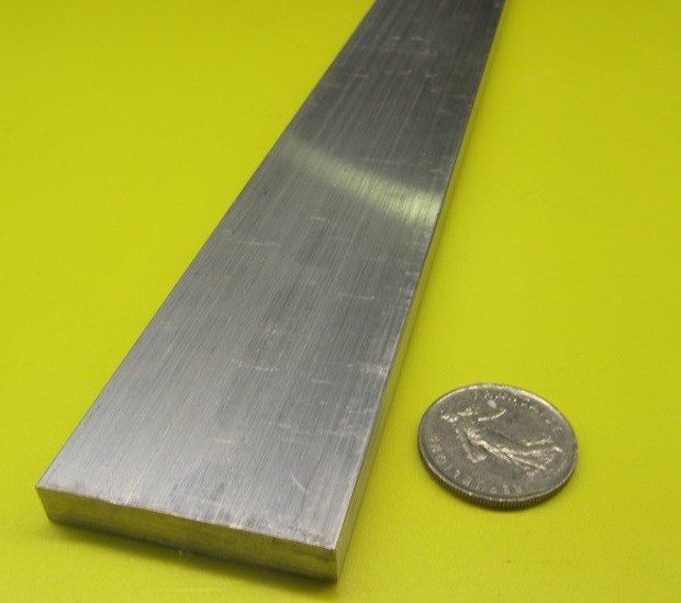 5052 Aluminum Bar, (1/4 Hard H32) .375″ (3/8″) Thick x 2.0″ Width x 24″ Length