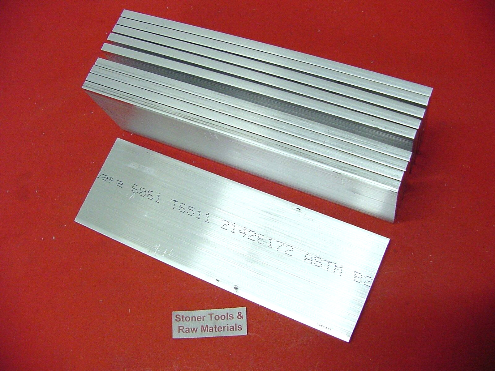 10 Pieces 1/4″ X 3″ ALUMINUM FLAT BAR 9″ long 6061 T6511 Extruded Mill Stock