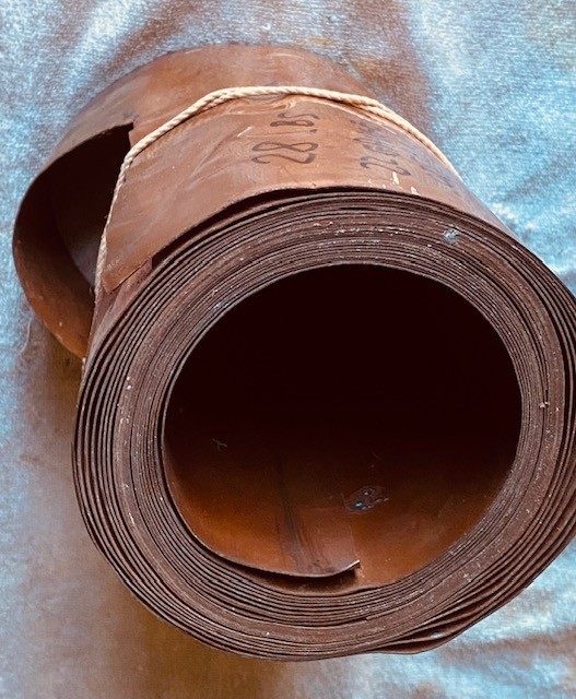 COPPER SHEETING, 22 GAUGE, .025″ THIN, SOFT SHEET COPPER APPROX 27 SQ.FT.
