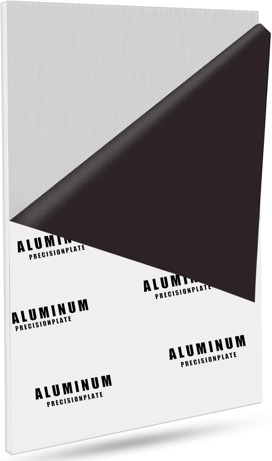 6061 Aluminum Sheet Plate, 8″ x 16″ x 1/4″ Thickness Heavy Duty Aluminum Sheets
