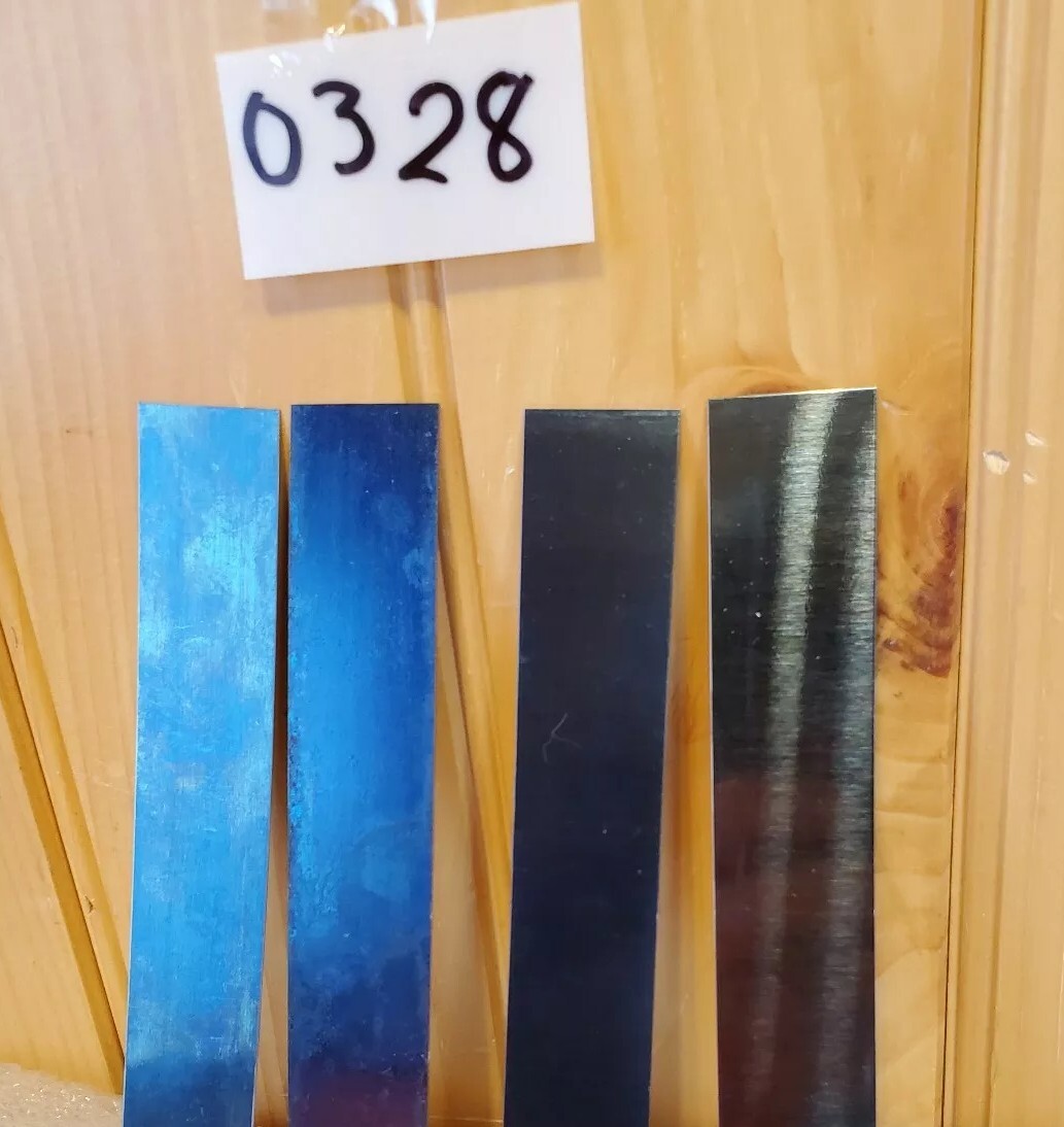 Blue Tempered Spring 1″x12″ stock .012 .015 .020 0.028 0.012 015 020 028 012