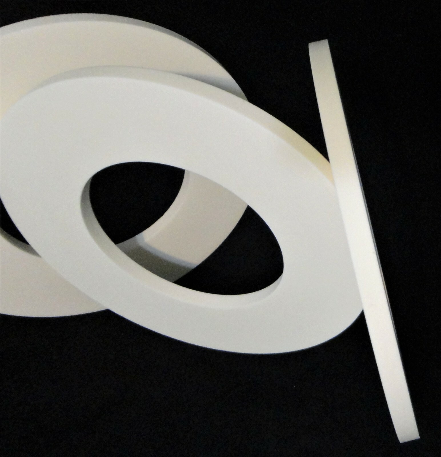 LARGE HIGH PURITY ALUMINA CERAMIC RING WASHER SPACER PLATE No.:555