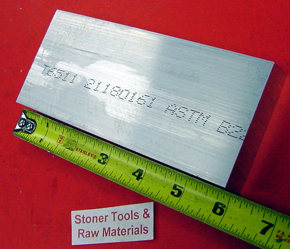 4 Pieces 1″ X 3″ ALUMINUM 6061 FLAT BAR 6″ long T6511 Solid Extruded Mill Stock