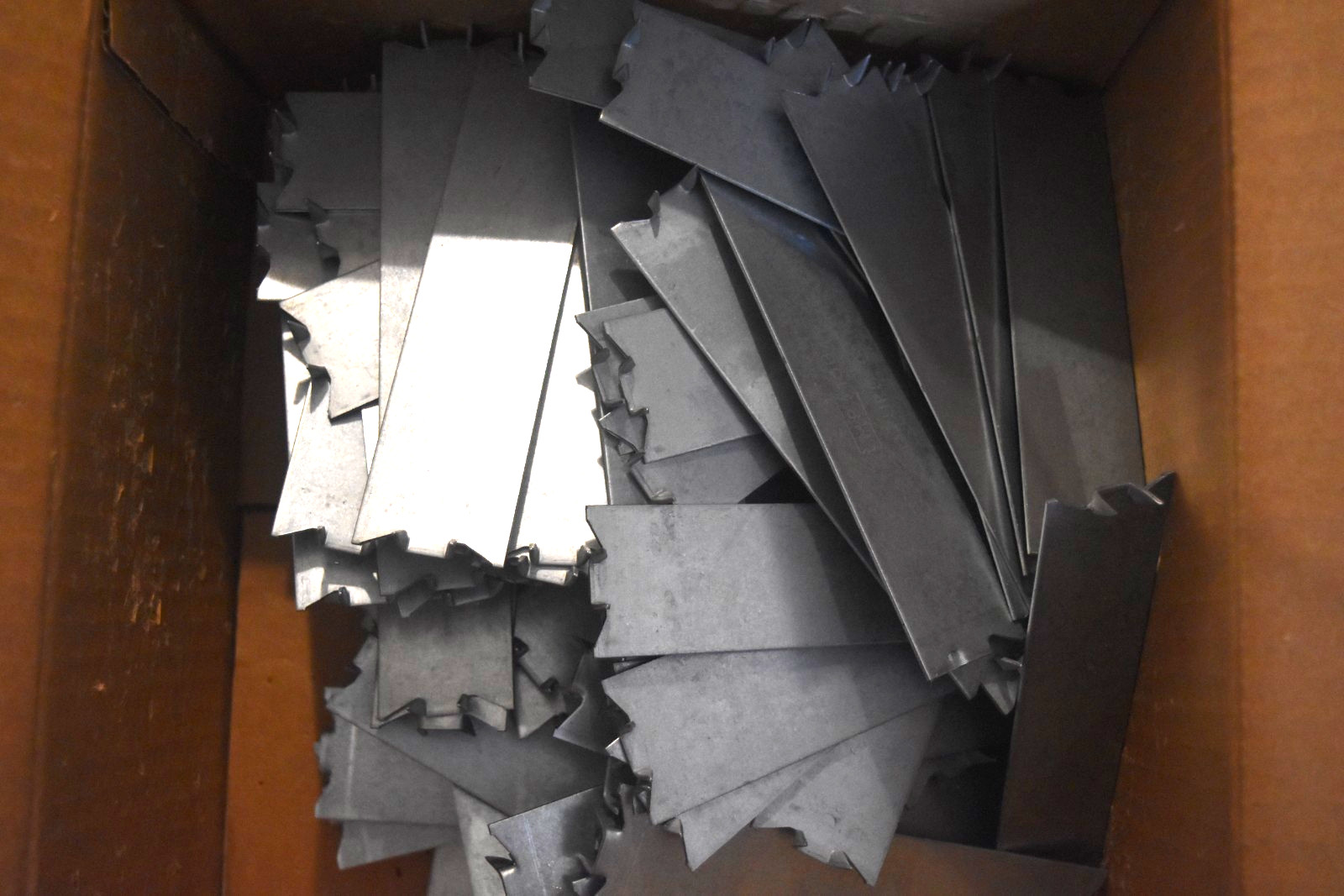 MP safety plates 1 1/2” x 6” 16 gauge residential commercial 100 count