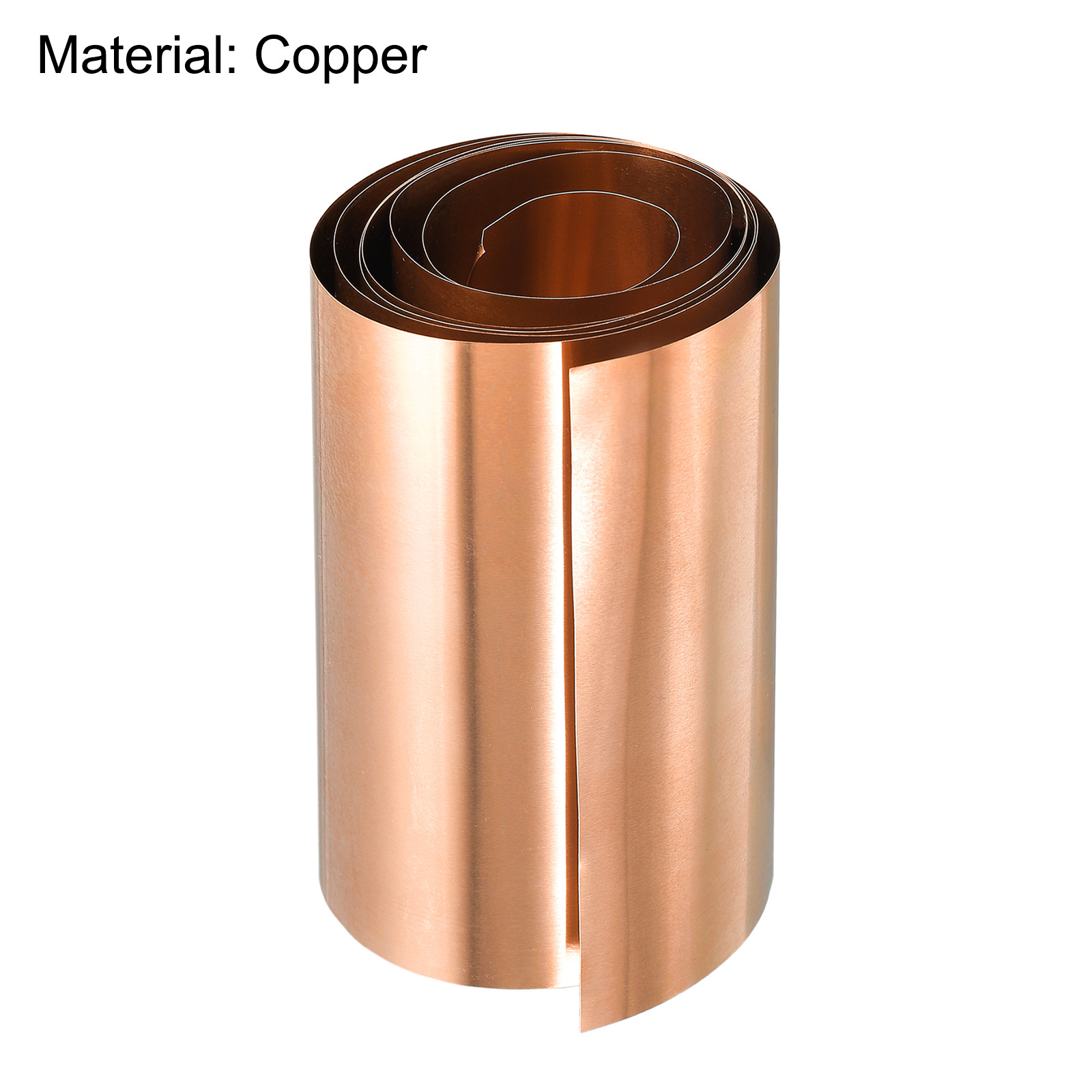 Copper Sheet Roll Metal Foil Plate 1000mm x 100mm x 0.15mm
