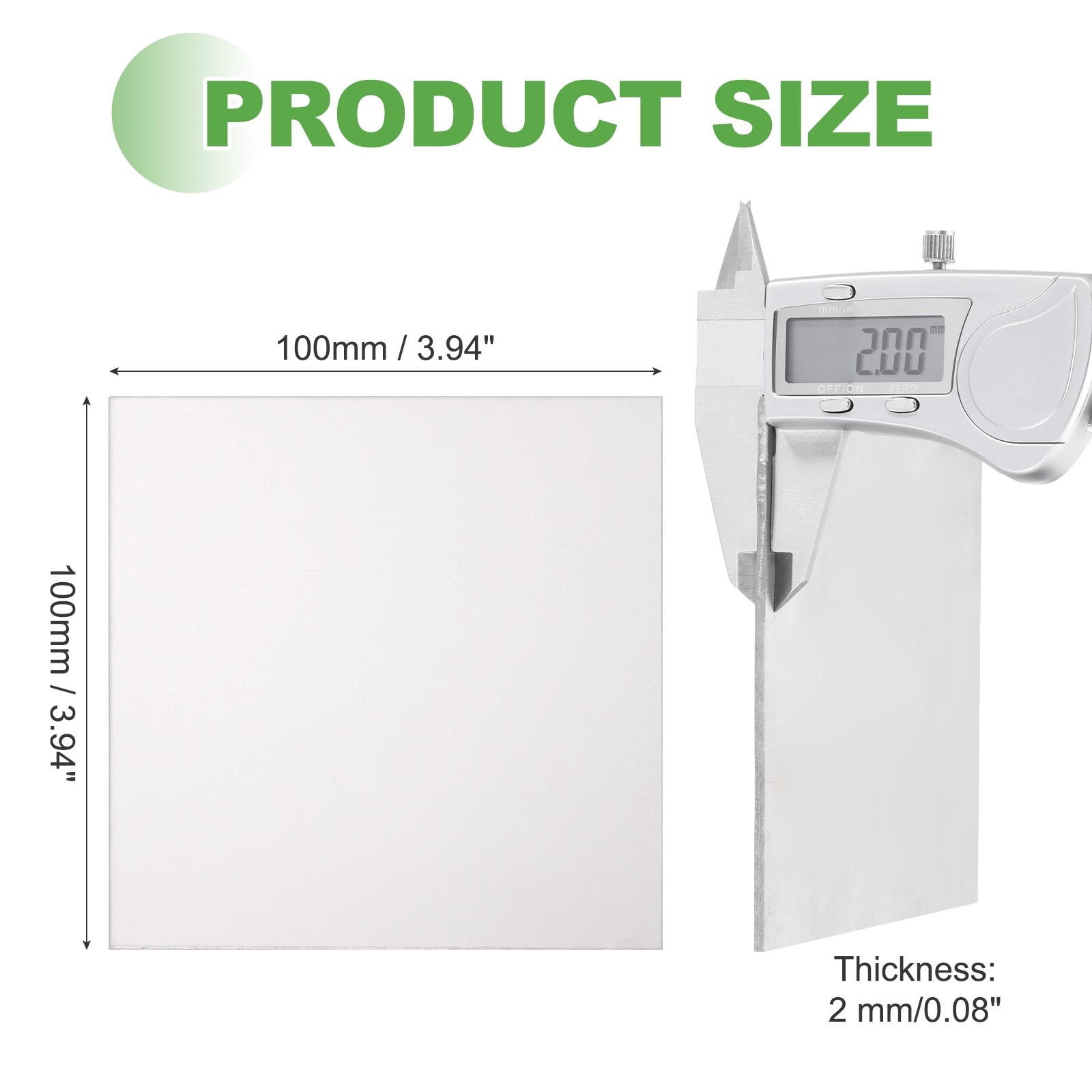 Pure Grade TA1 Titanium Plate Sheet, 100x100x2mm Titanium Metal Sheet