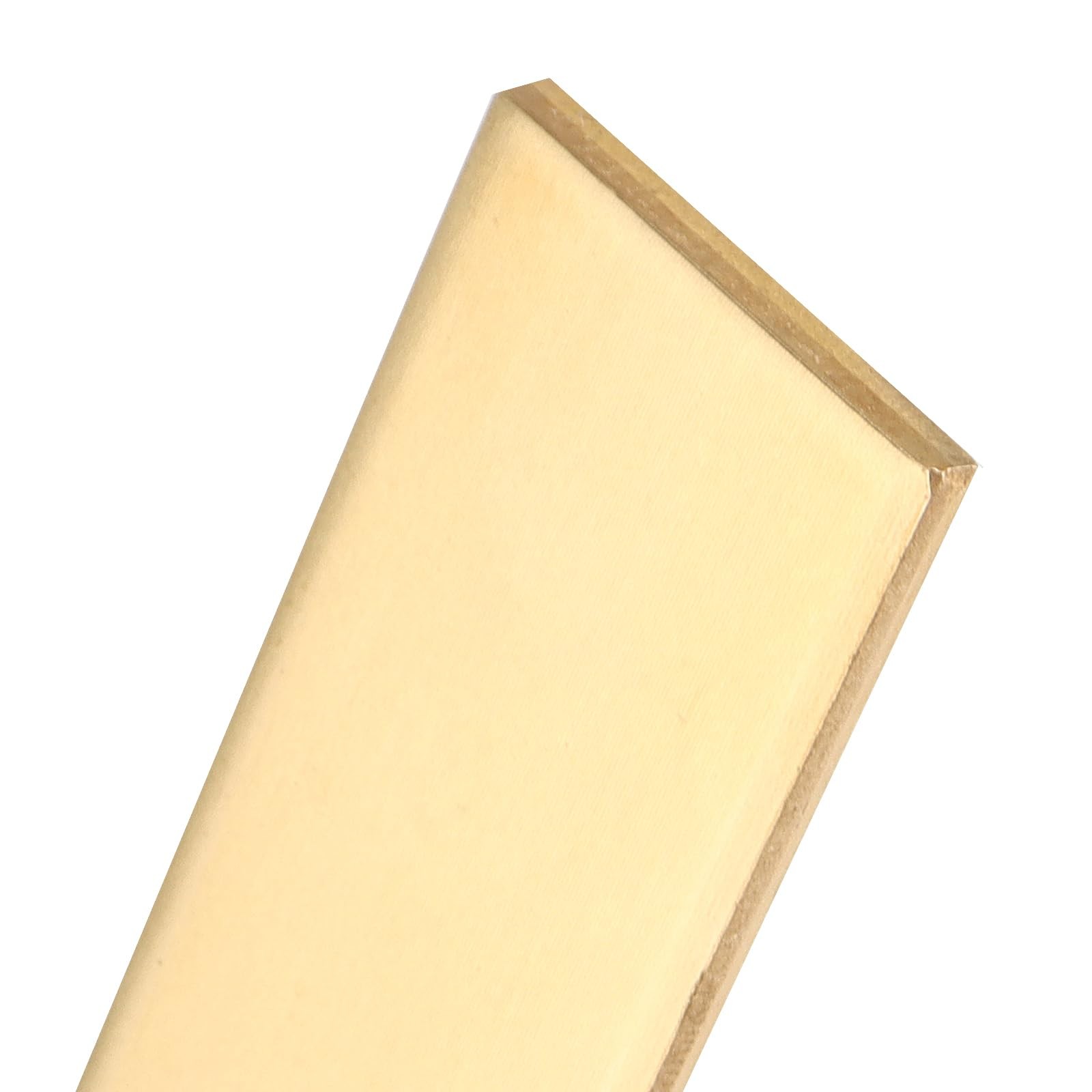 1/8x1x12 Inch Brass Flat Bar Stock Rectangular Brass Bar Solid Plate 2 PCS