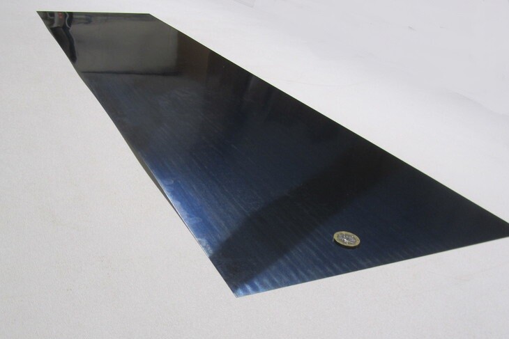 1095 Hard Blue Tempered Spring Steel Shim .010″ x 12.0″ Wide x 48″ Long