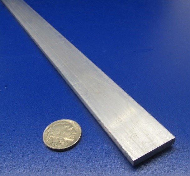 6061 T651 Aluminum Bar, 3/16″ (.187″) Thick x 1.0″ Wide x 60″ Length, 2 units