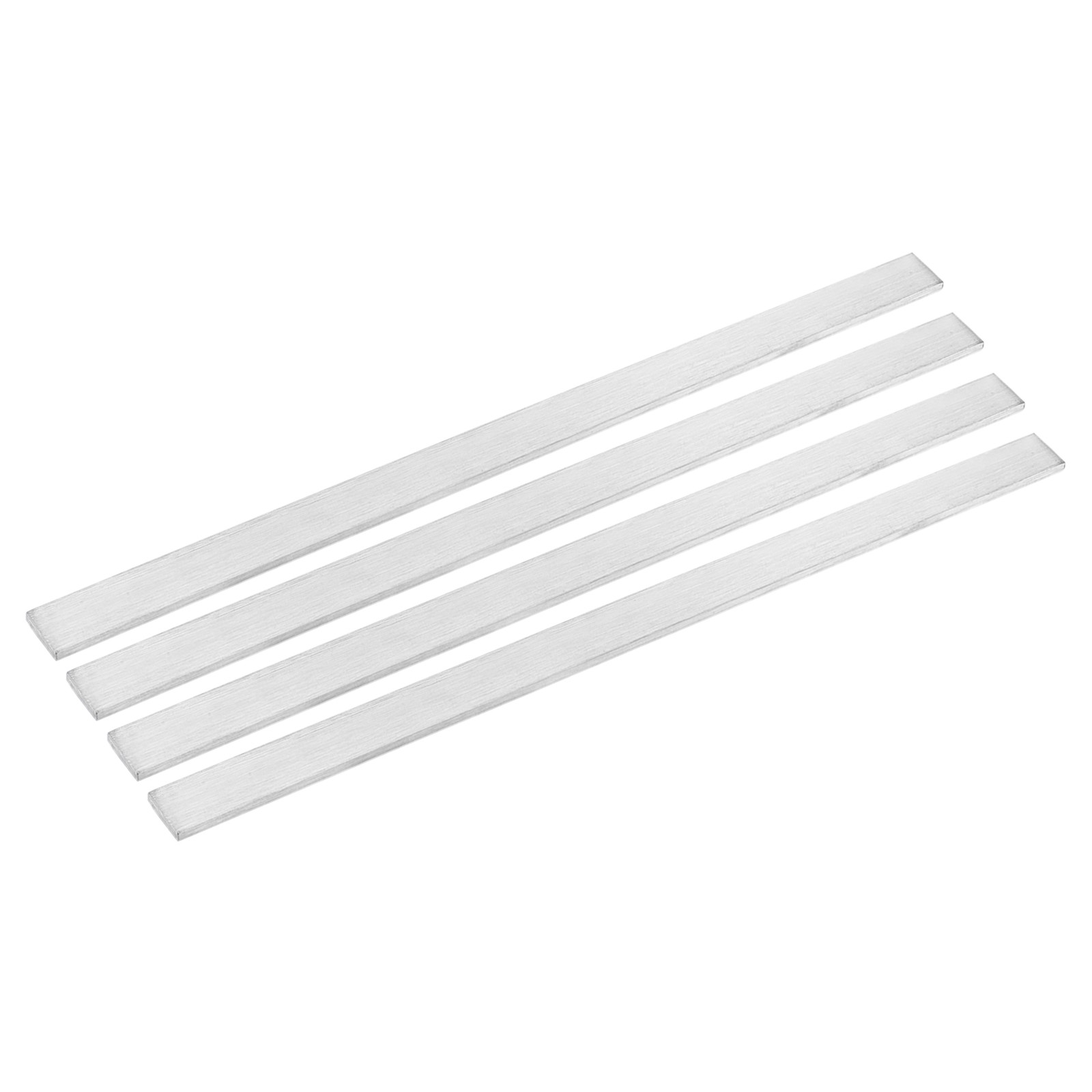 4Pcs 304 Stainless Steel Flat Bar, 5/32″ Thickness 3/8″ Width 12″ Length