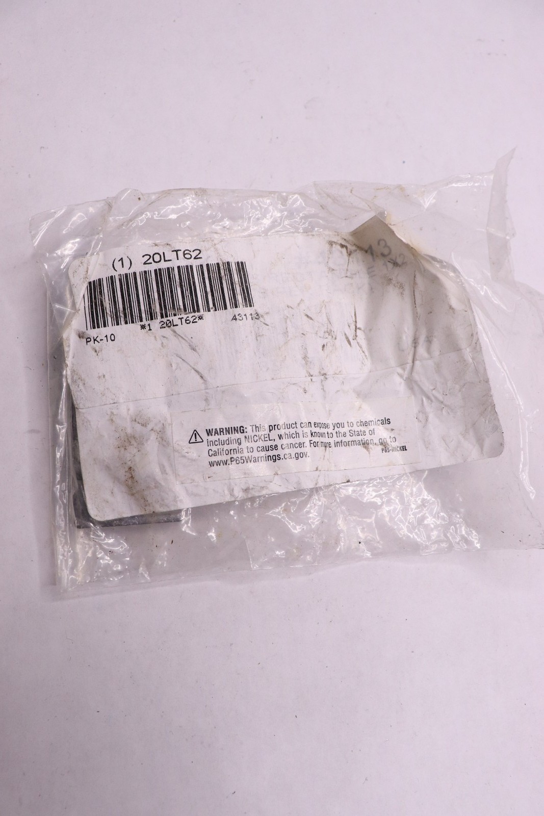 (10-Pk) C.H. Hanson Blank Tag Rectangle Stainless Steel 1″ x 2″ 20LT62