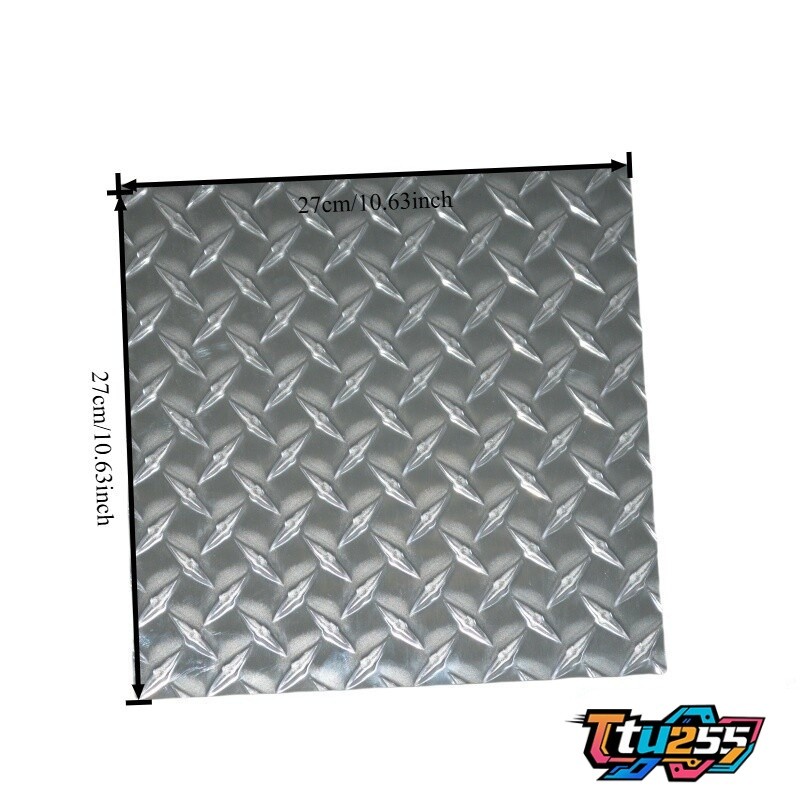 New 10″ Aluminum Diamond Plate Tread Sheet Metal Heavy-Duty Genuine Garages Etc