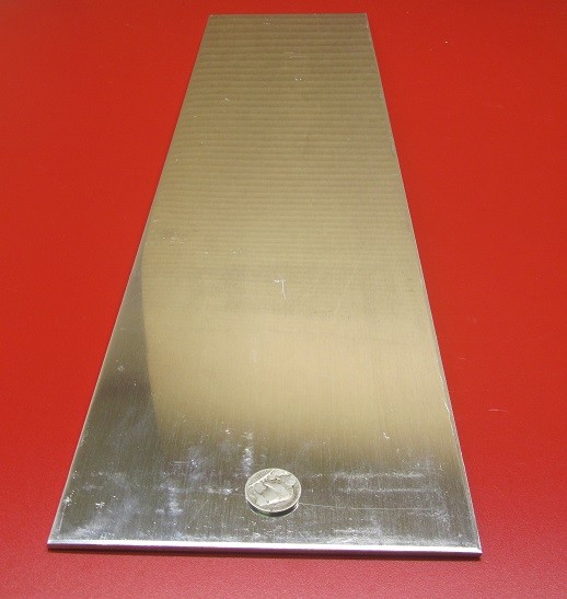 1100 Aluminum Sheet Softened (O) .125″ (1/8″) Thick x 6.0″ Wide x 24.0″ Long